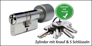 Thumb turn cylinder with 5 key