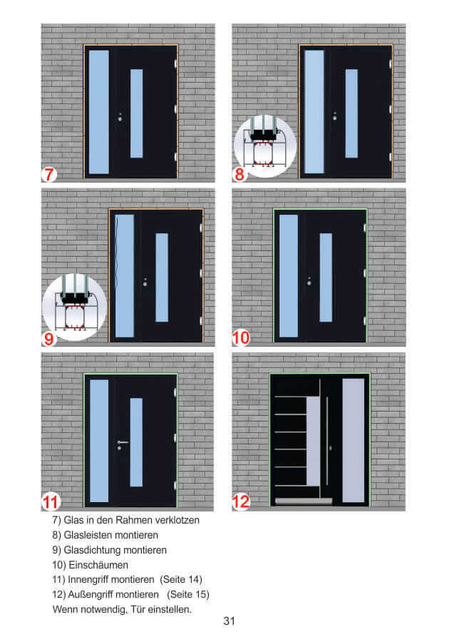 Seitenteil Monatage ALU90,ALU105 und ALU110 7 Seitenteil Monatage ALU90,ALU105 und ALU110 7