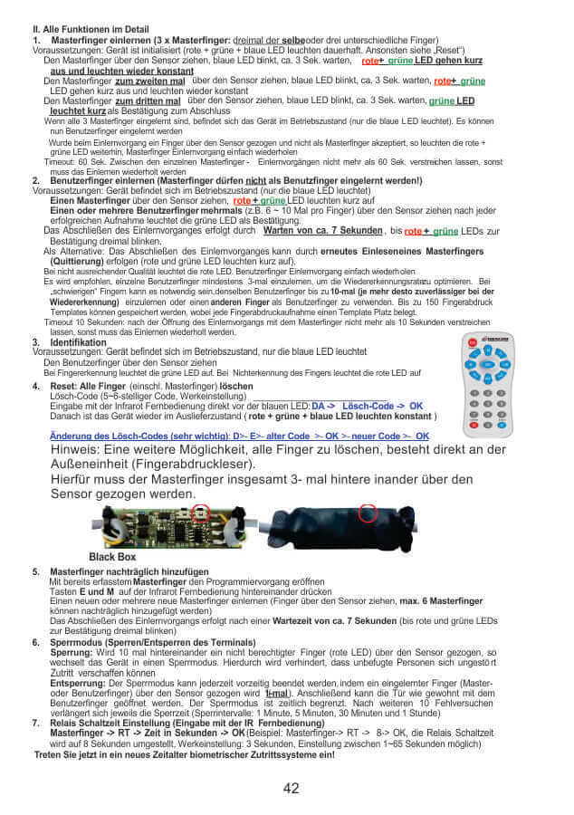 Beschreibung Idencom Fingerdruck Beschreibung Idencom Fingerdruck