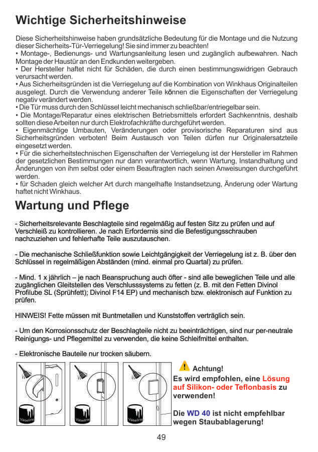 Wichtige Sicherheitshinweise Wichtige Sicherheitshinweise