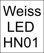 Weiss LED Hn01
