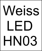 Weiss LED Hn03