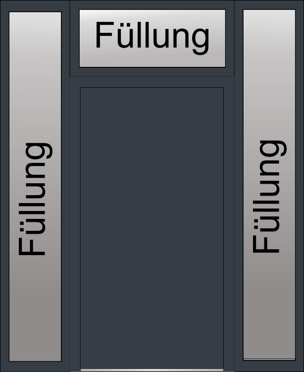 Füllung (Selbe Farbe wie die Rahmen)